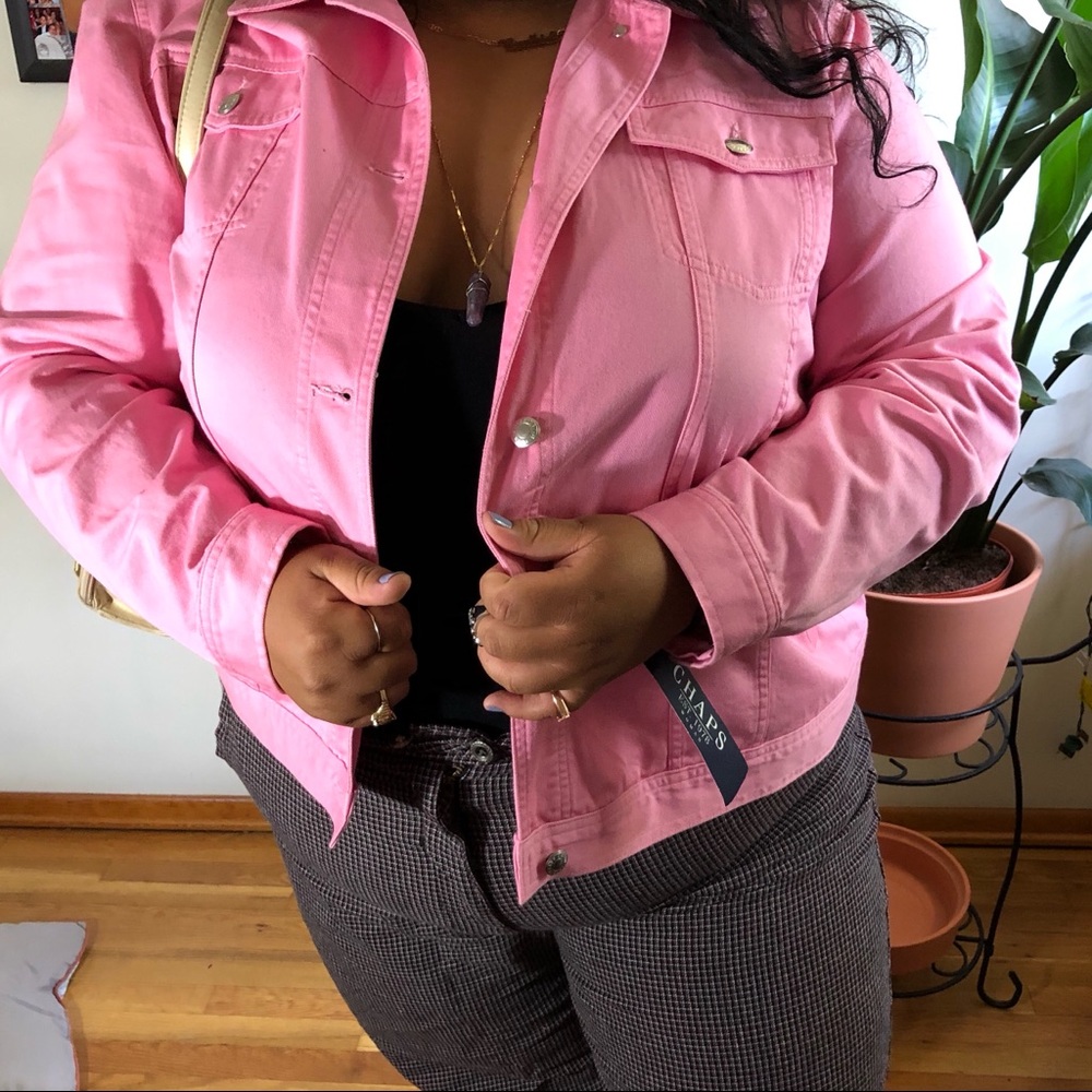 Brand New Pink Chaps Denim jacket w tags!